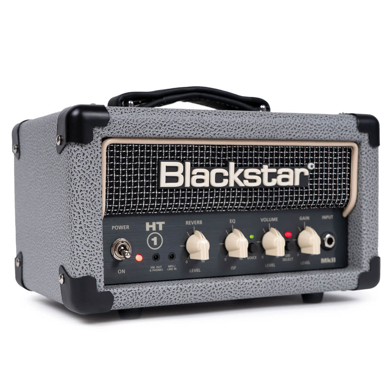 Blackstar HT1RH MKII 1 Watt Tube Guitar Amp Head - Bronco Grey | Perfect for Home Practice & Small Gigs