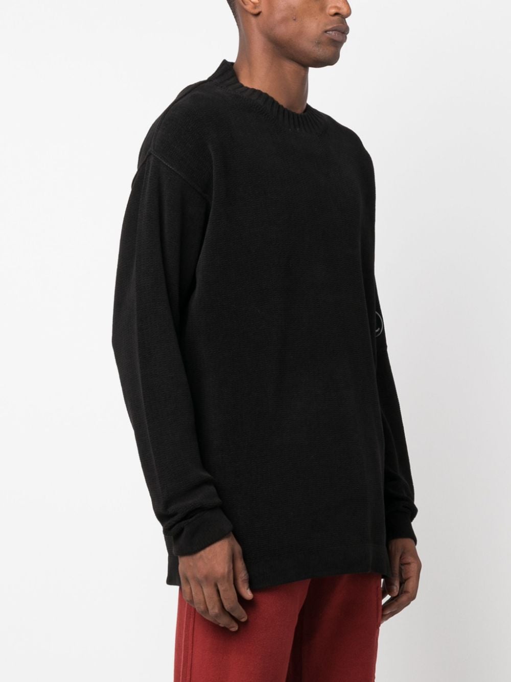 C.P. Company Men's Black Sweater - Premium Knit Pullover for Casual Wear & Street Style Fashion