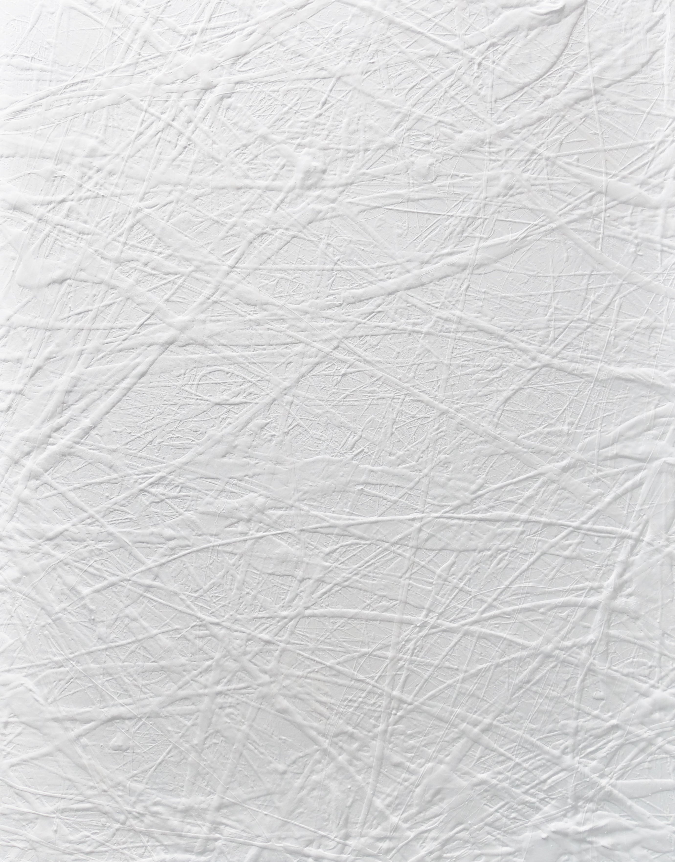 140cm x 180cm White Textured Abstract Canvas Painting - Modern Large Wall Art for Living Room, Bedroom & Office Decor