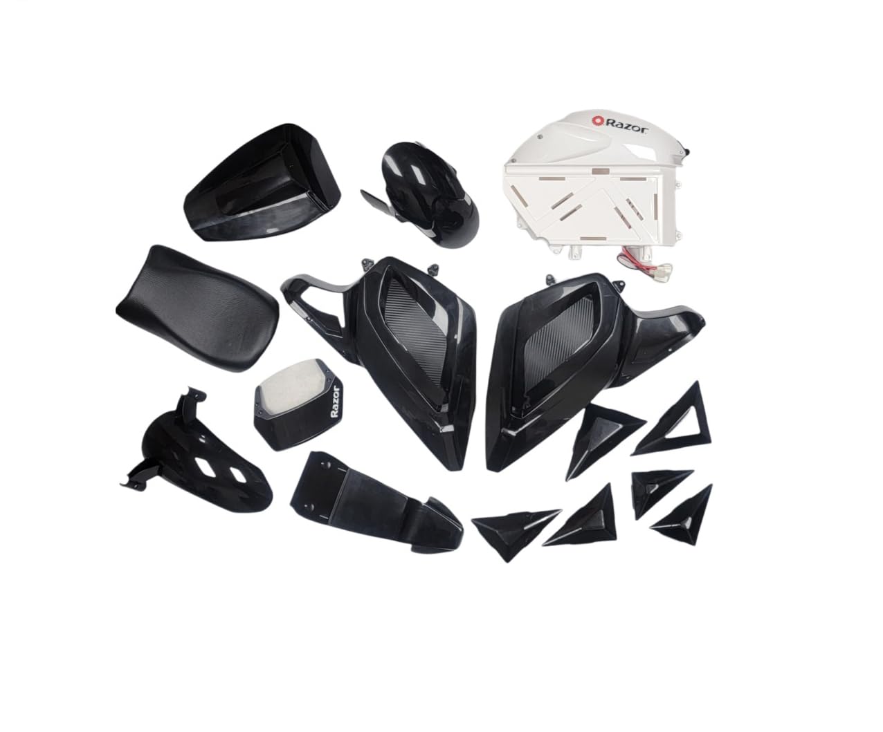 Razor RSF650 Scooter Seat with Body Fairing - Complete Replacement Part for Comfortable Riding | Perfect for Commuting, Leisure & Urban Travel