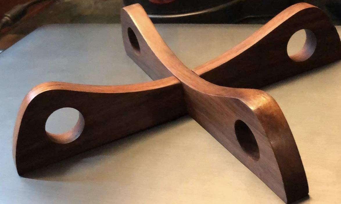Premium Reversible Wooden Trivet Coasters - 9