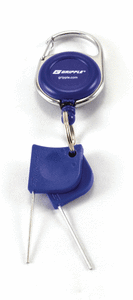Gripple Adjustment Keys on Retractable Keychain - 2 Keys with 4' Cord for Easy Access & Security | Perfect for Construction, Roofing & DIY Projects