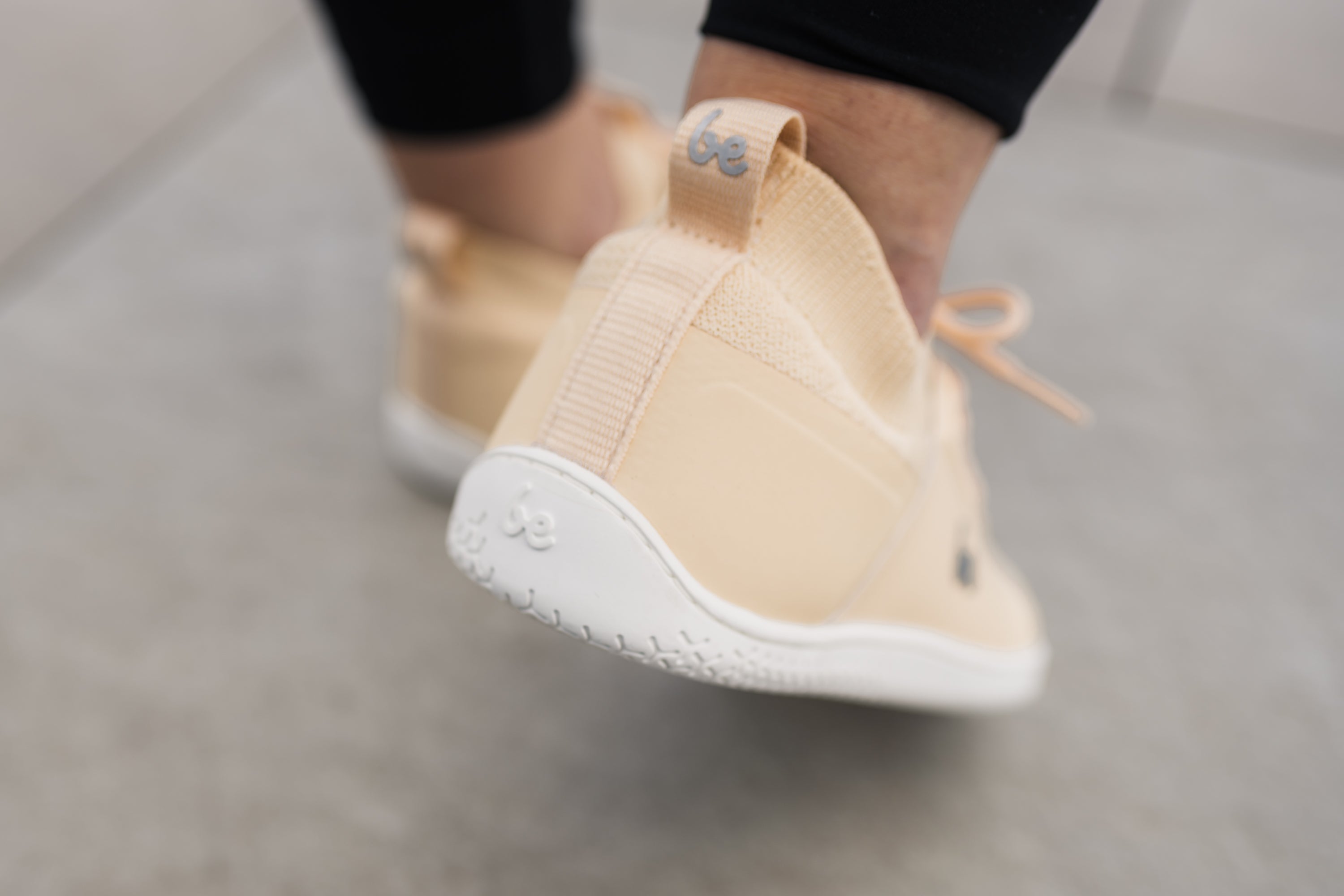 Barefoot Sneakers for Women - Be Lenka Swift Minimalist Shoes | Lightweight & Flexible | Beige Cream | Perfect for Running, Walking & Gym Workouts