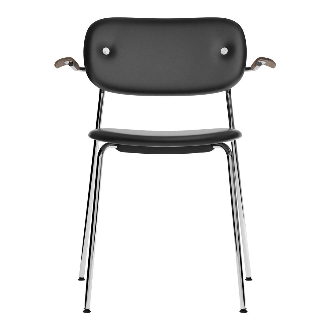Co Dining Chair with Armrests - Fully Upholstered Modern Dining Chair for Kitchen, Dining Room & Breakfast Nook - Comfortable & Stylish Seating Solution