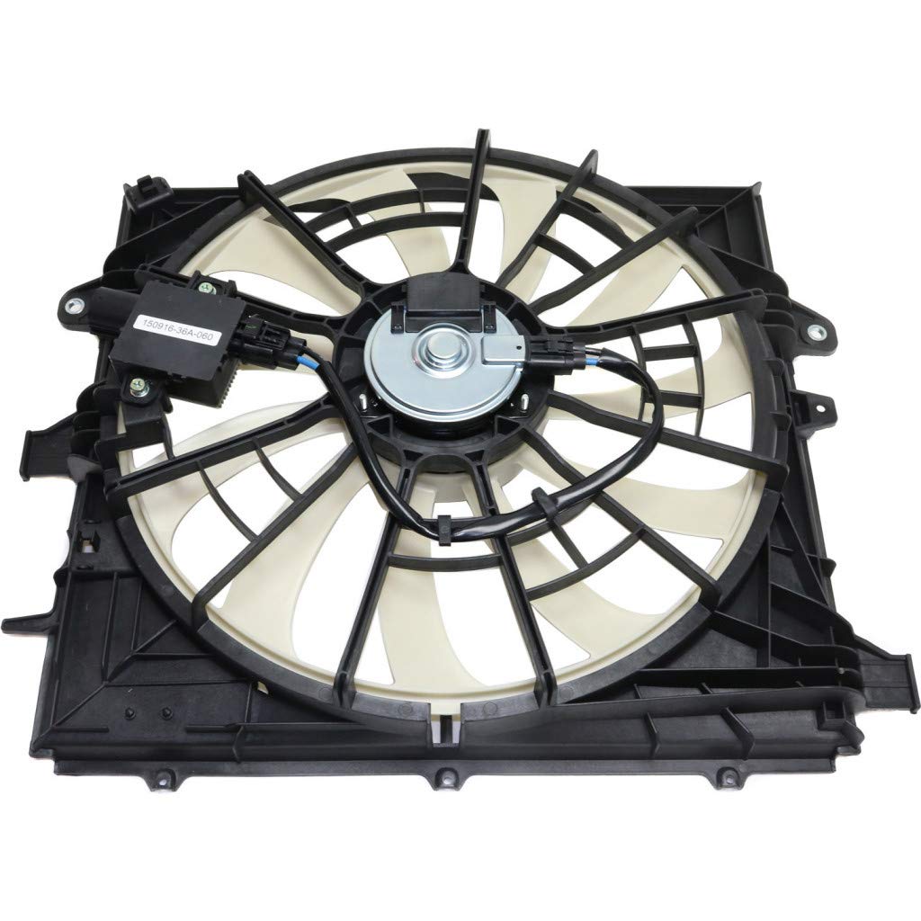 Premium A/C Radiator Fan Assembly for Cadillac ATS Sedan 2013-2015 | Compatible with 2.0L Turbo, 2.5L & 3.6L Engines | Replaces GM3115283 & 84001484 | Perfect for Cooling System Repairs & Maintenance