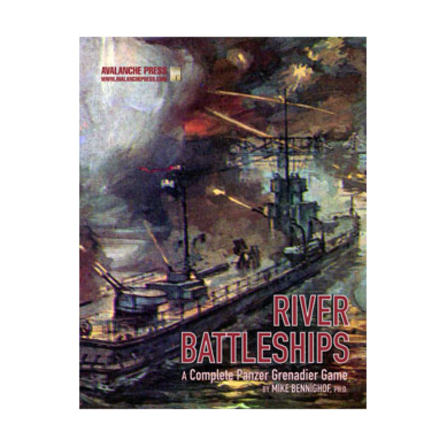 Avalanche Press River Battleships - Historical Board Game for Strategy Enthusiasts | Perfect for War Game Nights & Military History Lovers