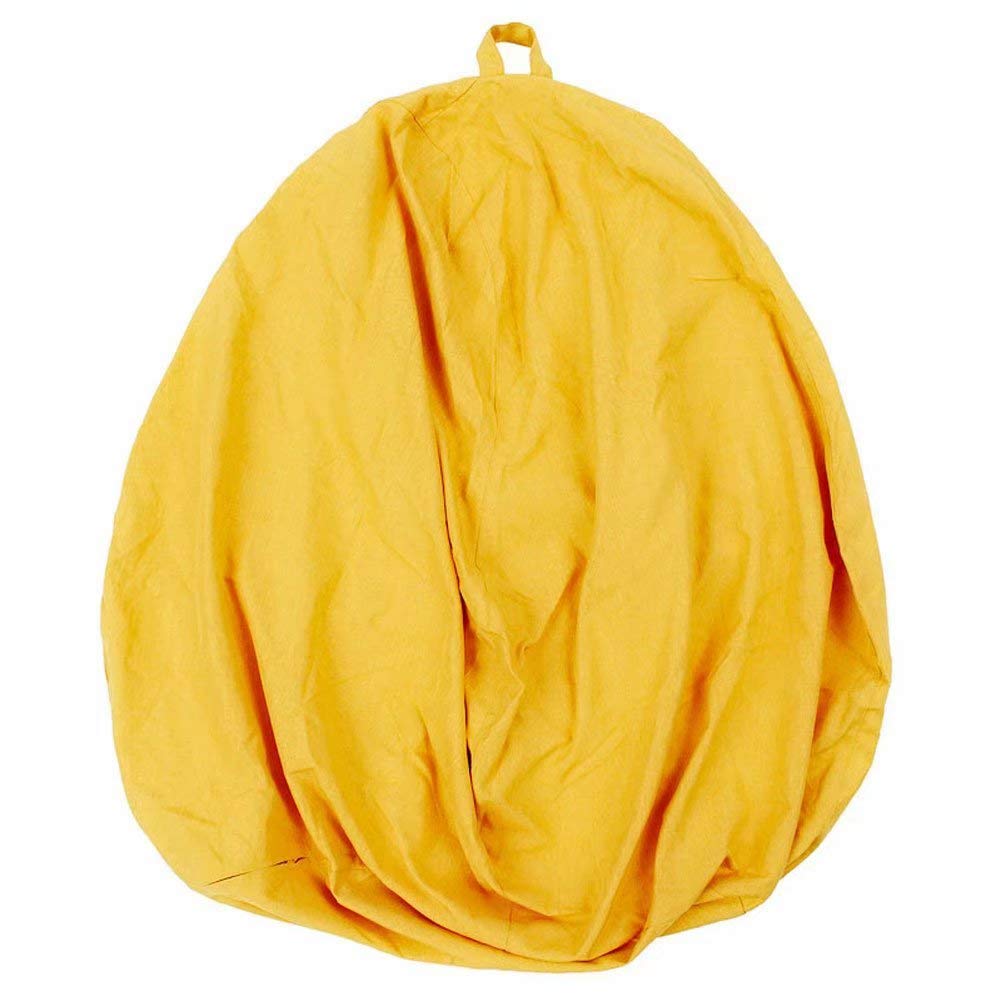 Waterproof Canvas Bean Bag Chair Cover - Plush Animal Storage Organizer for Kids' Books, Toys & Game Room - Durable Sofa Protector for Playroom & Nursery
