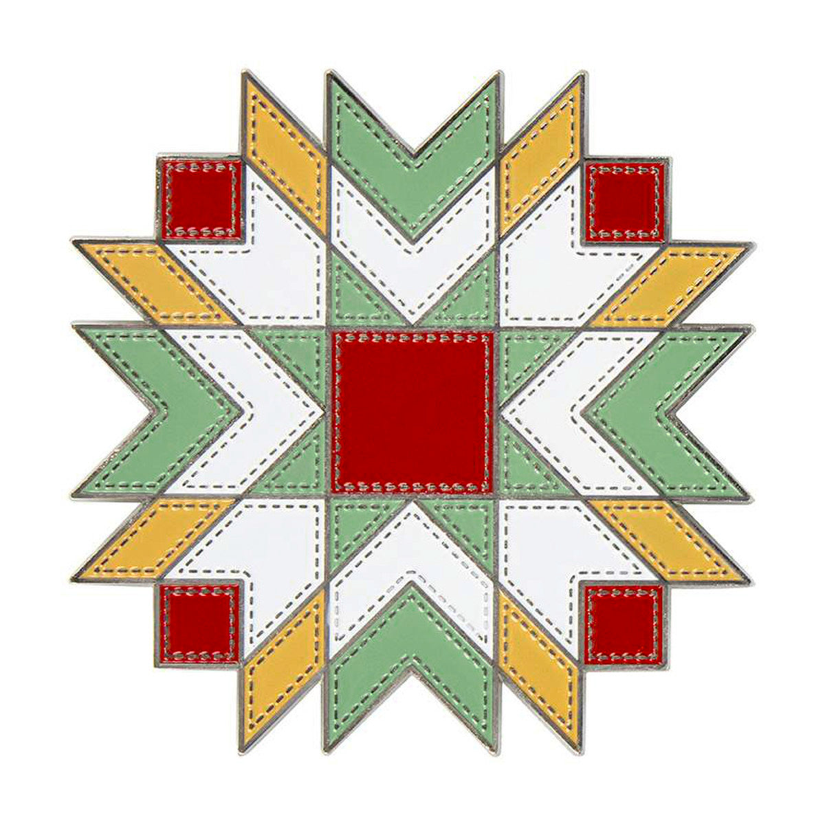 Lori Holt Large Gingham Star Needle Minder - Perfect for Quilting, Embroidery & Sewing Projects