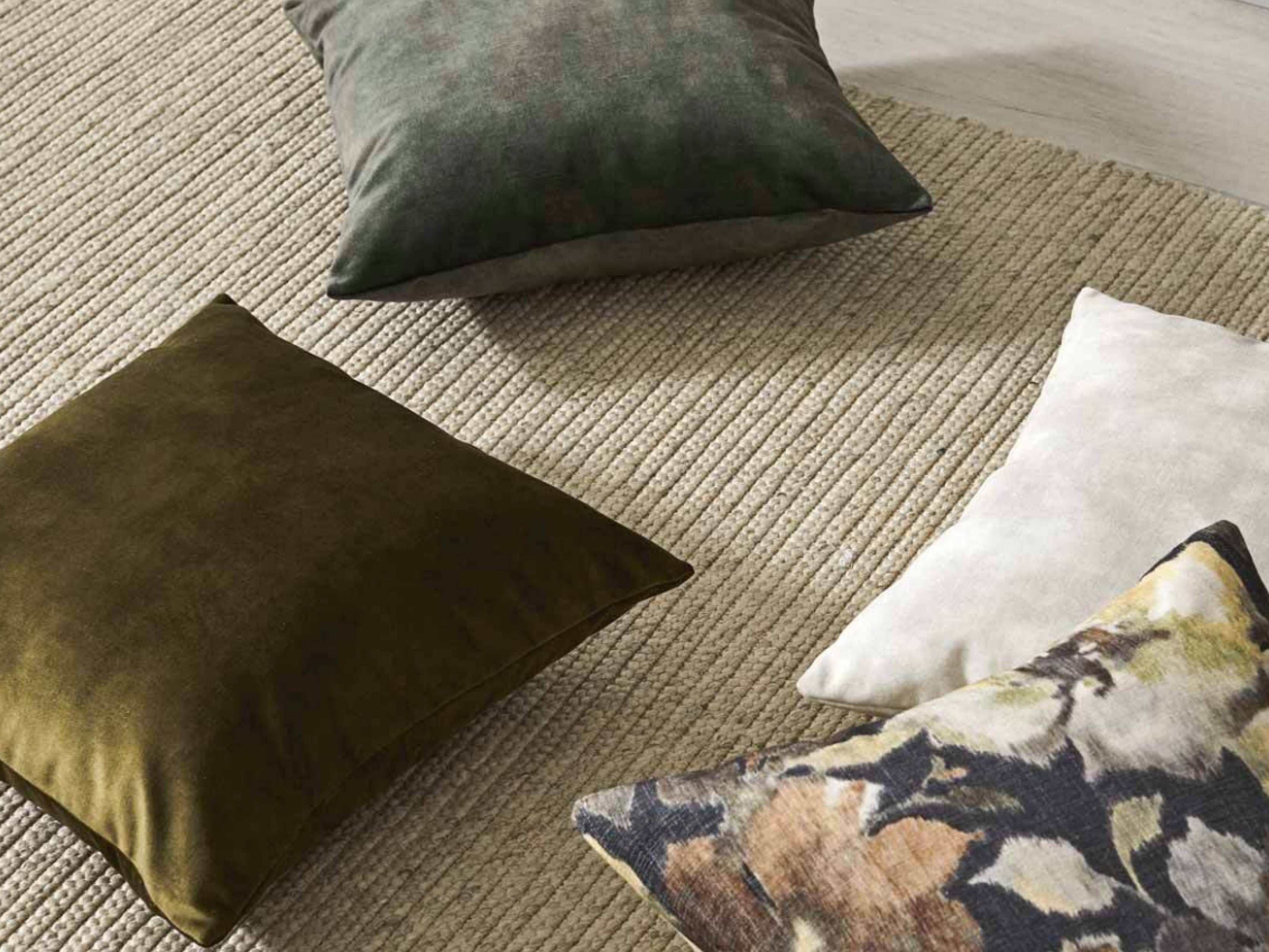 Ava Moss Green Cushion - Soft & Comfortable Throw Pillow for Sofa, Bed, or Outdoor Seating - Perfect for Living Room Decor, Home Styling, and Relaxation