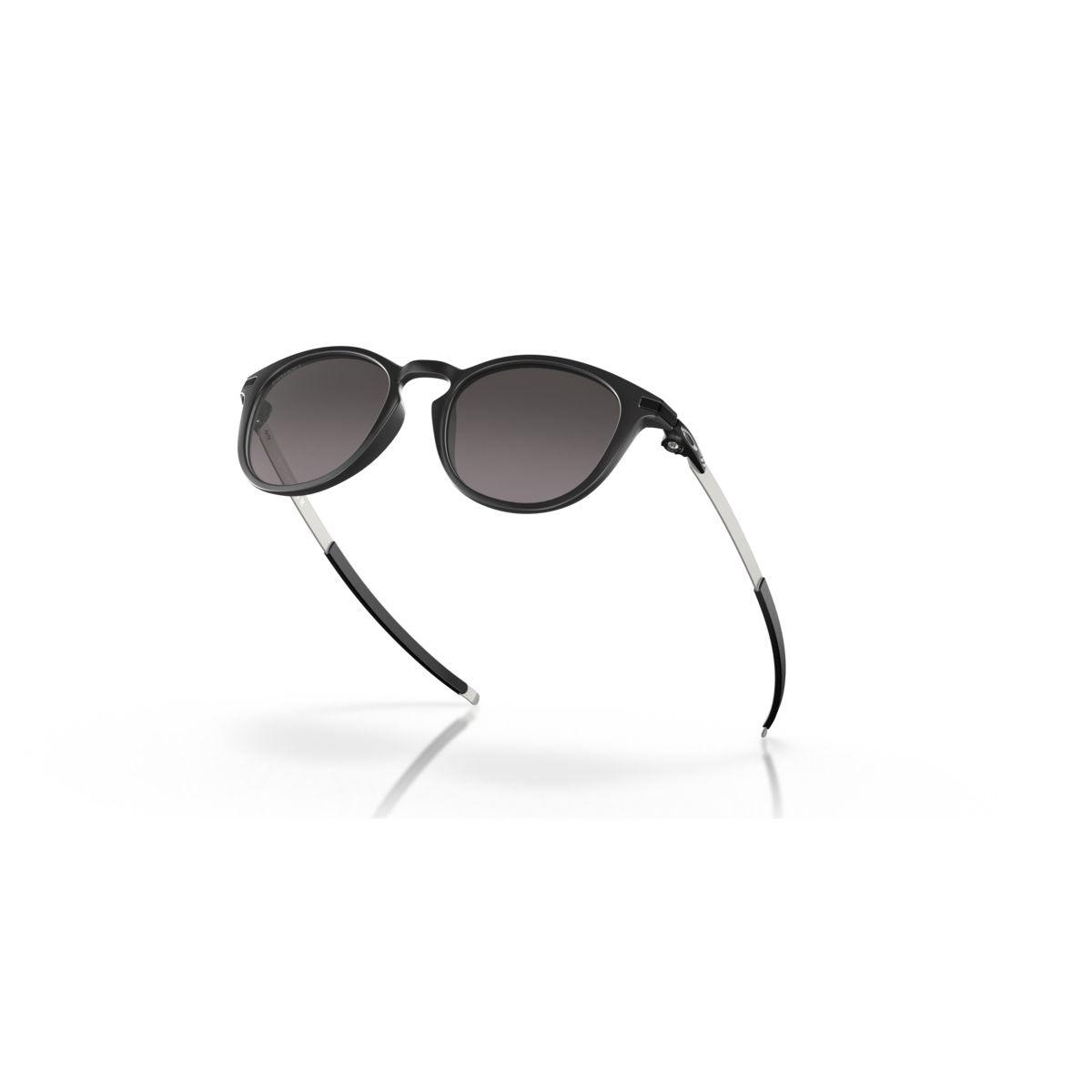 Oakley Pitchman R Sunglasses - Satin Black Frame with Prizm Grey Gradient Lenses (Model 0OO9439 943914) | Polarized Sports & Outdoor Eyewear for Running, Cycling & Driving
