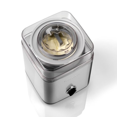 Cuisinart ICE30BCU 2-Quart Deluxe Ice Cream Maker - Frozen Yogurt & Sorbet Maker for Homemade Desserts | Easy to Use at Home | Ready in 25 Minutes | 5-Year Warranty | Silver | Perfect for Parties, Family Gatherings & Summer Treats
