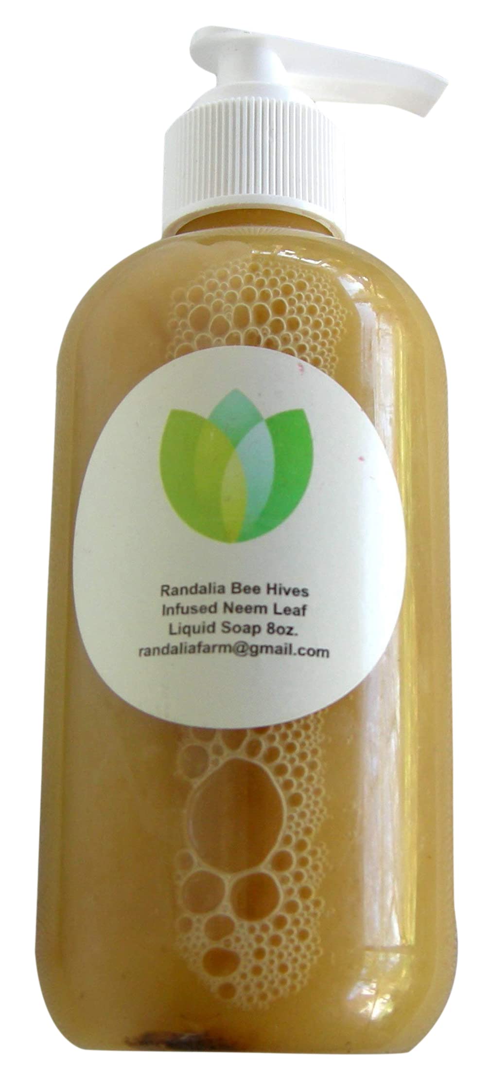 Organic Neem & Wildflower Liquid Soap Body Wash | Natural Hand & Body Cleanser | Perfect for Bee Hives, Camping & Eco-Friendly Homes