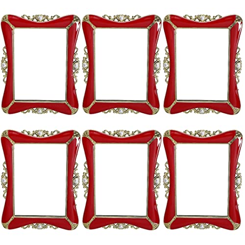6-Piece European Style Desktop Makeup Mirror Set - Single-Sided Portable Vanity Mirror for Dressing Table, Travel & Home Decor (Ideal for Bedroom, Bathroom & Professional Makeup Artists)