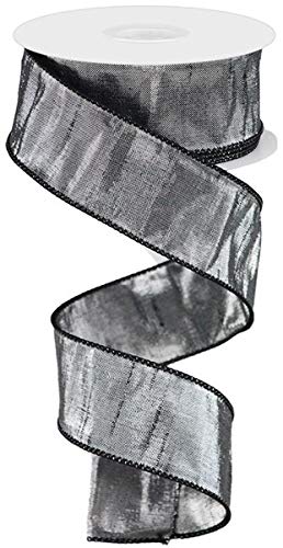 Premium Metallic Dupioni Wired Edge Ribbon - 10 Yards, 1.5