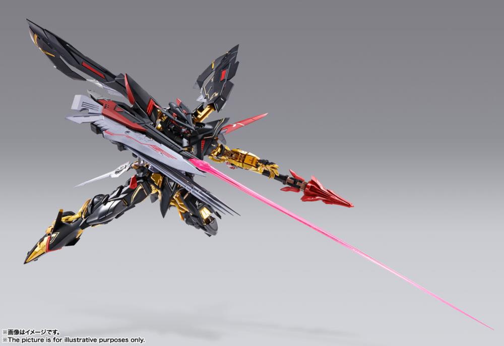 Bandai Metal Build Gundam SEED Astray Gold Frame Amatsu Mina (Princess of the Sky Ver.) 1/100 Scale Action Figure - Premium Collectible Model Kit for Anime Fans & Gundam Collectors | Perfect for Display, Cosplay Props & Gift for Mecha Enthusiasts