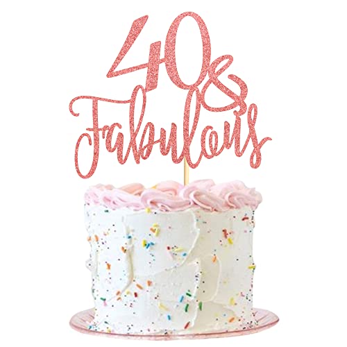 Rose Gold Fabulous 40
