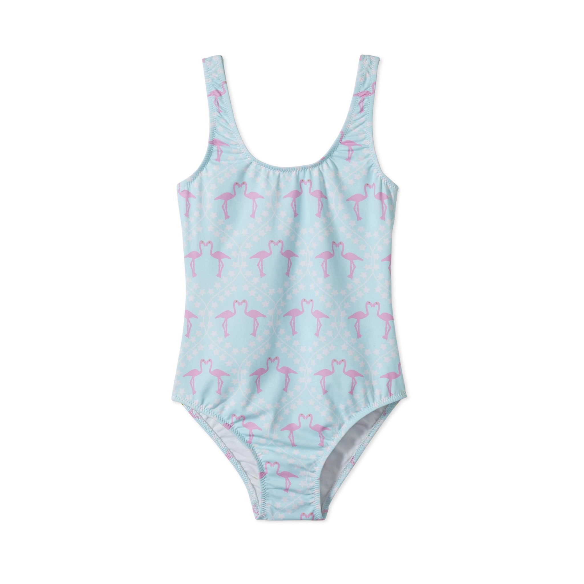 Stylish Flamingo Print One-Piece Swimsuit for Women - Perfect for Beach Vacations, Pool Parties & Summer Getaways