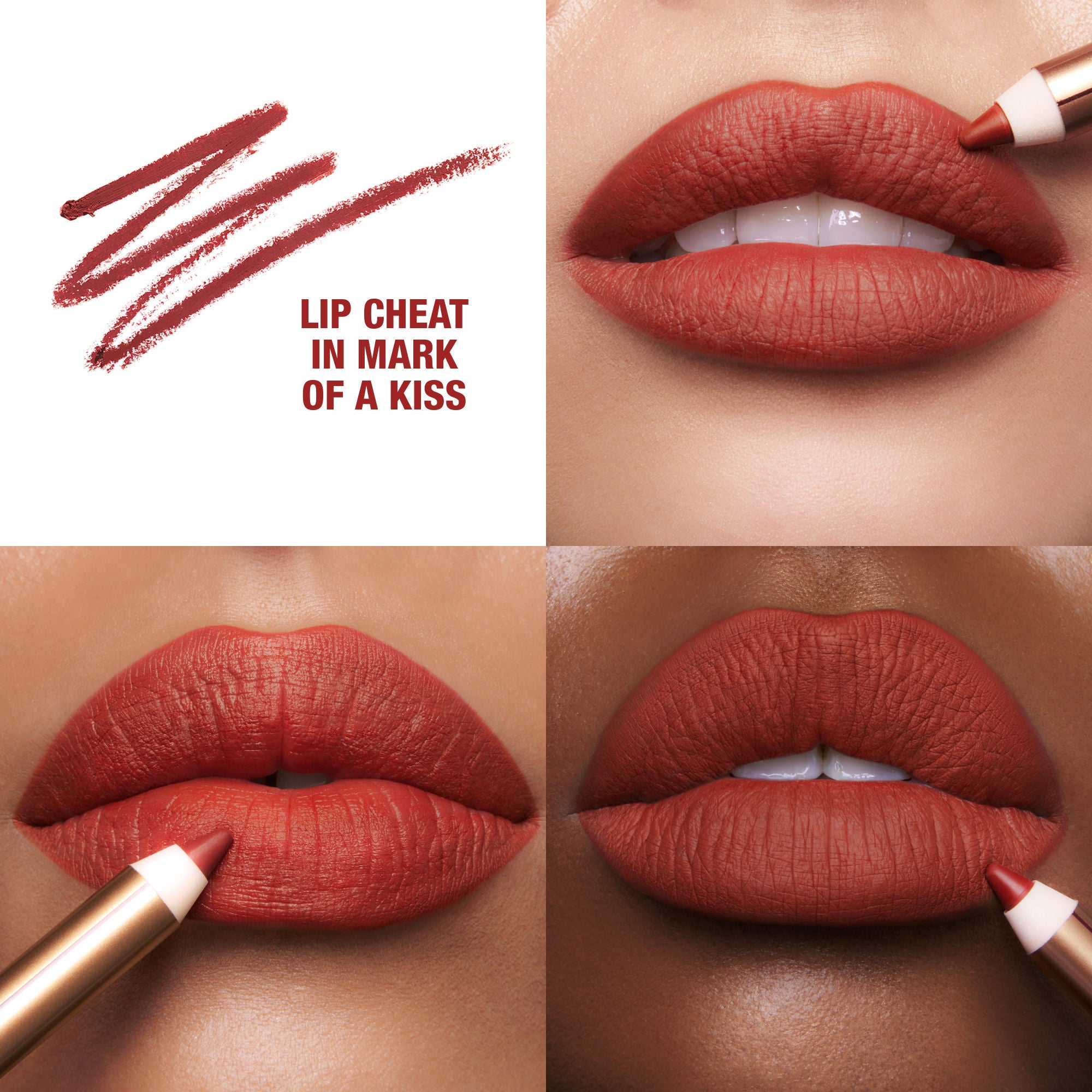 Charlotte Tilbury Lip Cheat Lip Liner - Long-Lasting Matte Lip Pencil for Precise Definition & Fuller Lips | Perfect for Everyday Wear, Special Occasions & Makeup Looks