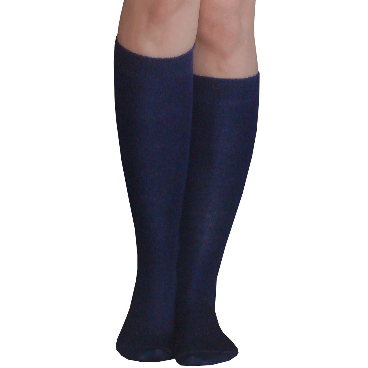 Chrissy's Women's Thin Solid Knee High Socks - Comfortable & Stylish for Work, Casual & Winter Wear