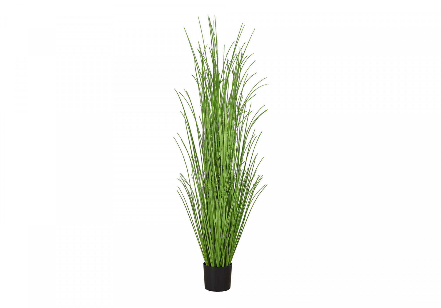 47 Pack Artificial Grass Plants in 5 Black Pots - Realistic Fake Greenery for Home Decor, Office Desk, Party Centerpieces & Wedding Decorations