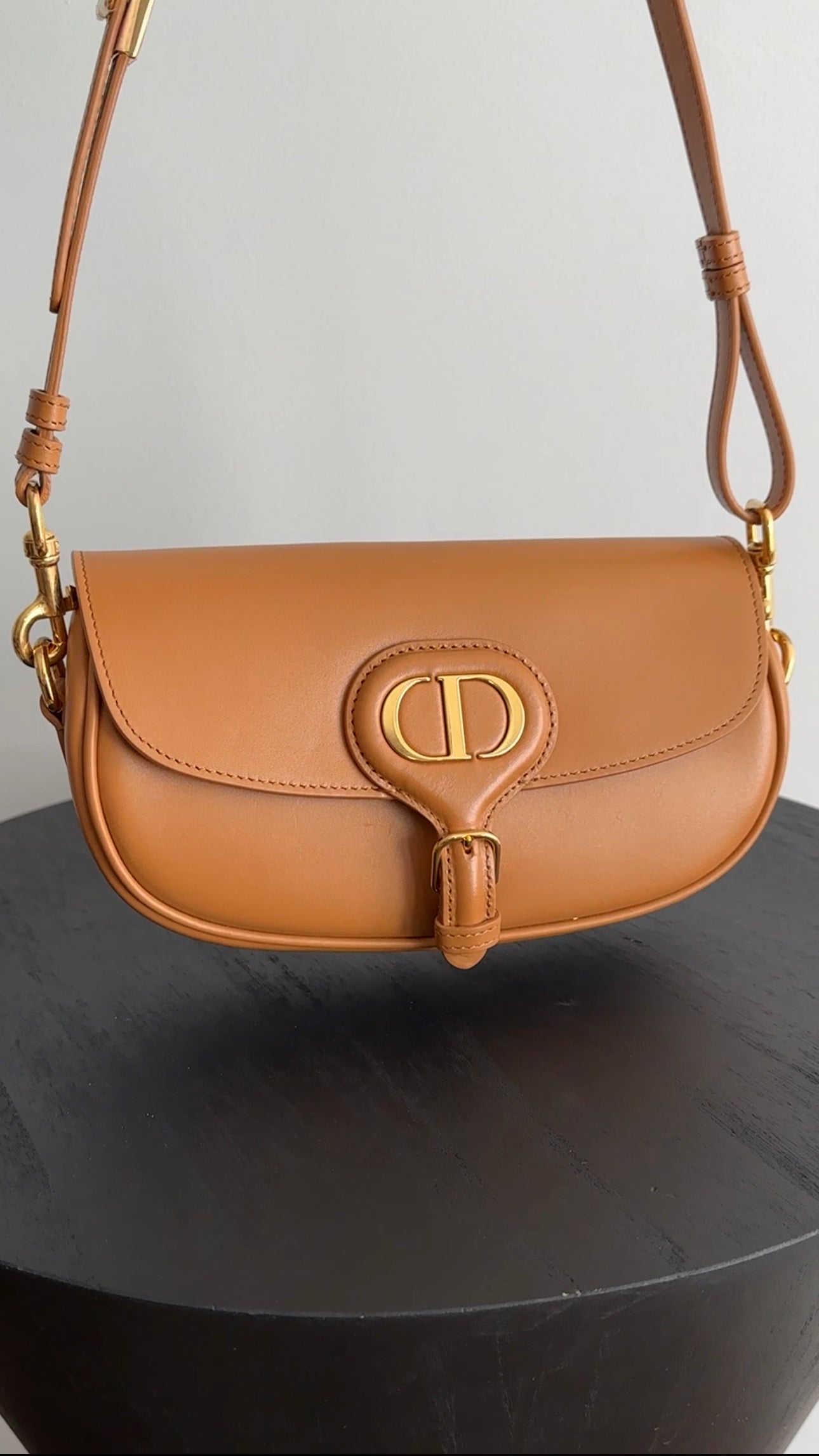 Dior Tan Box Calfskin East West Bobby Crossbody Bag - Luxury Leather Shoulder Purse for Women, Perfect for Date Night & Evening Events
