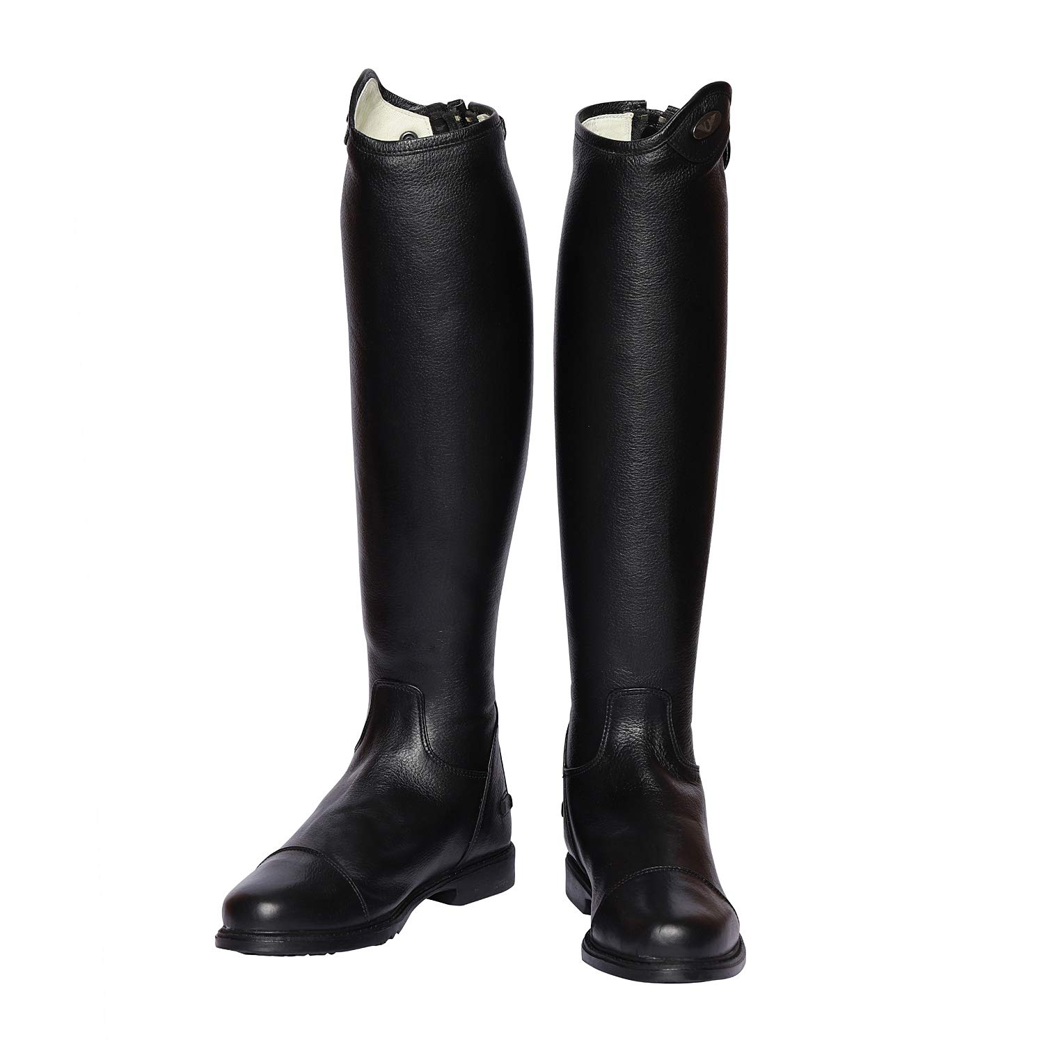 TuffRider Men's Belmont Dress Boot - Premium Leather Equestrian Riding Boots for Horseback Riding & English Show Jumping