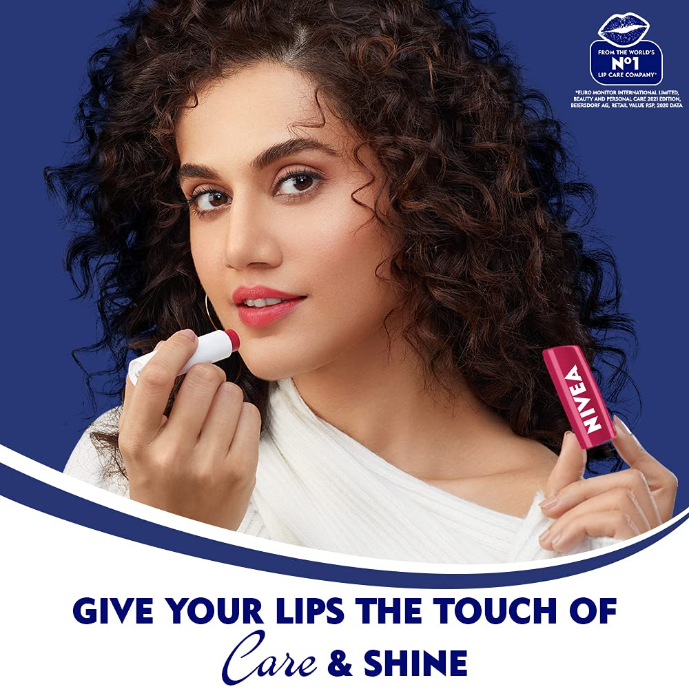 1. NIVEA Lip Balm with Glossy Finish - Fruity Cherry Shine, 4.8g | Hydrating & Moisturizing Lip Care for Soft, Smooth Lips | Perfect for Daily Use, Makeup Prep & On-the-Go    2. NIVEA Women's Face Wash for Dry Skin - Milk Delights Honey Formula, 100ml | Gentle Cleansing & Nourishing for Dry, Sensitive Skin | Ideal for Morning & Night Skincare Routine