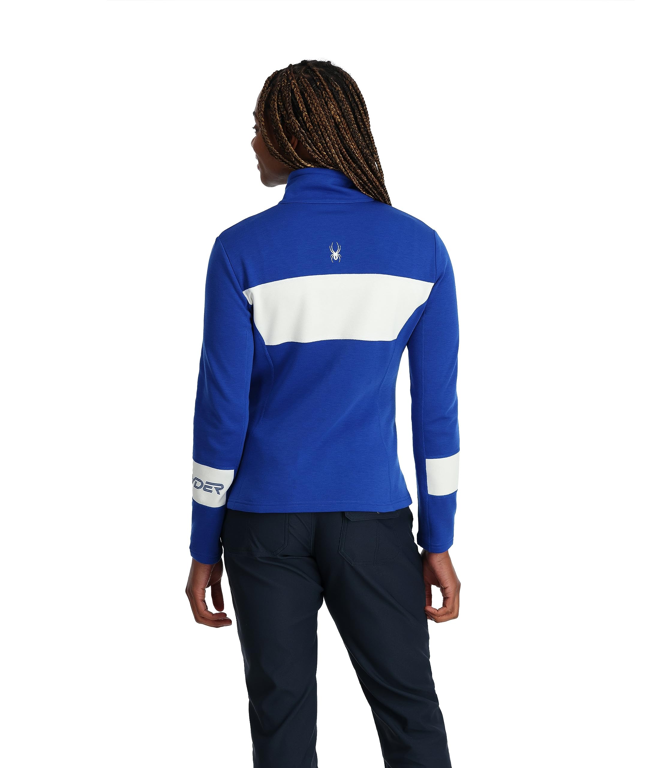 Spyder Women's Speed Full Zip Fleece Jacket - Lightweight Warm Winter Outerwear for Running, Hiking & Outdoor Activities