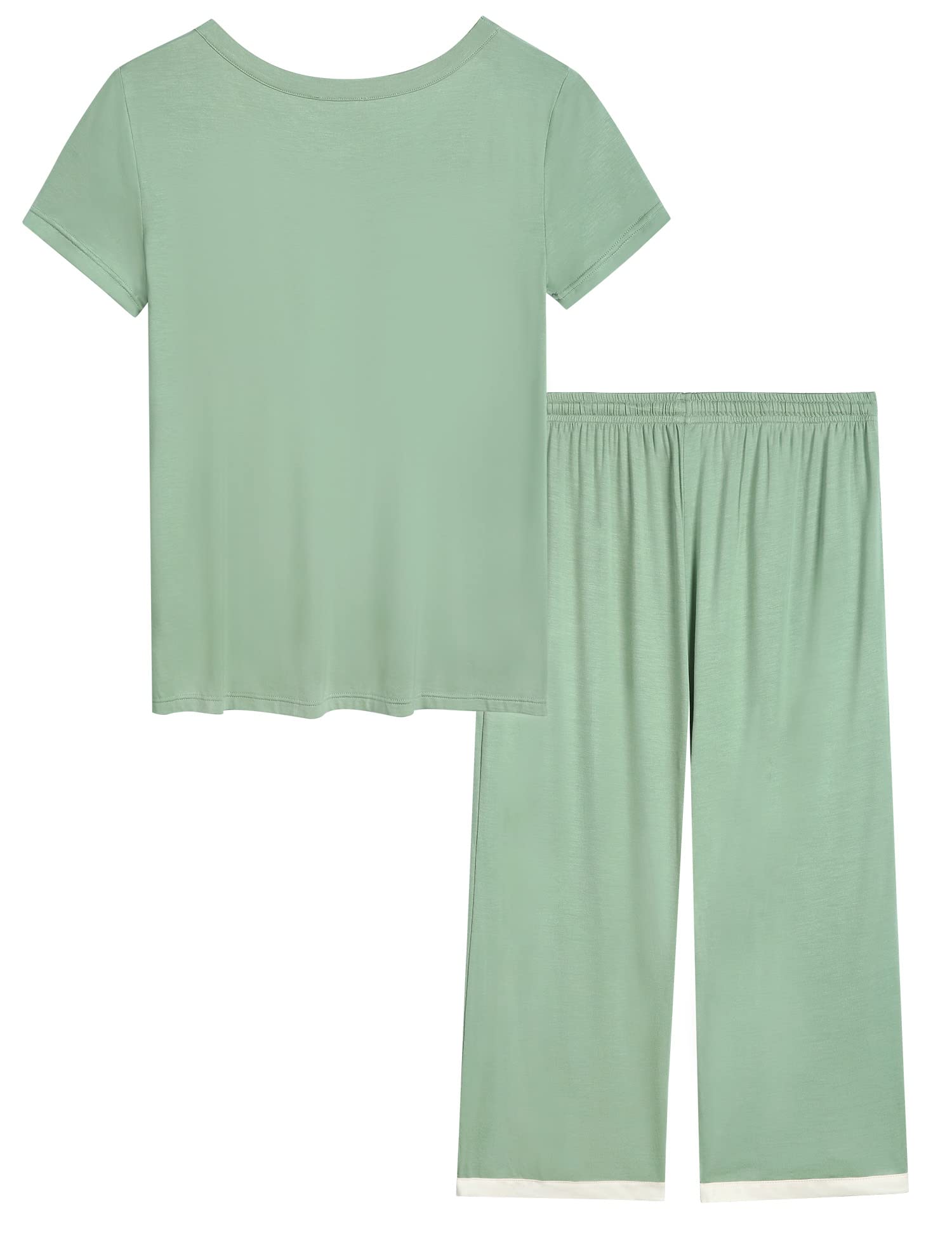 Joyaria Cooling Bamboo Viscose Pajama Set for Women - Lightweight, Moisture-Wicking Sleepwear for Night Sweats (Sizes S-XXL) | Perfect for Hot Sleepers & Nighttime Comfort