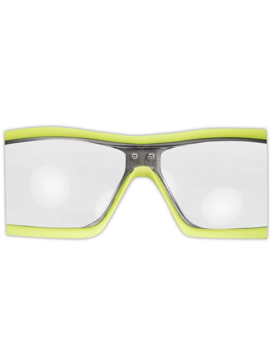 48 Pairs MAGID Hi-Vis Impact-Resistant Safety Glasses Y770 - ANSI Certified for Construction, Woodworking & Industrial Use
