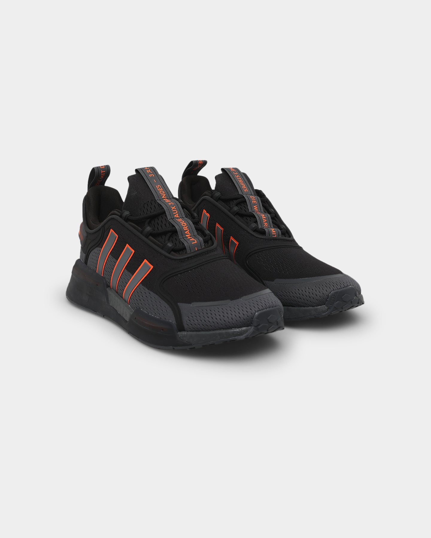 Adidas NMD_V3 Running Shoes - Grey Six/Solar | Lightweight & Comfortable for Men's Casual Wear, Gym & Daily Walking