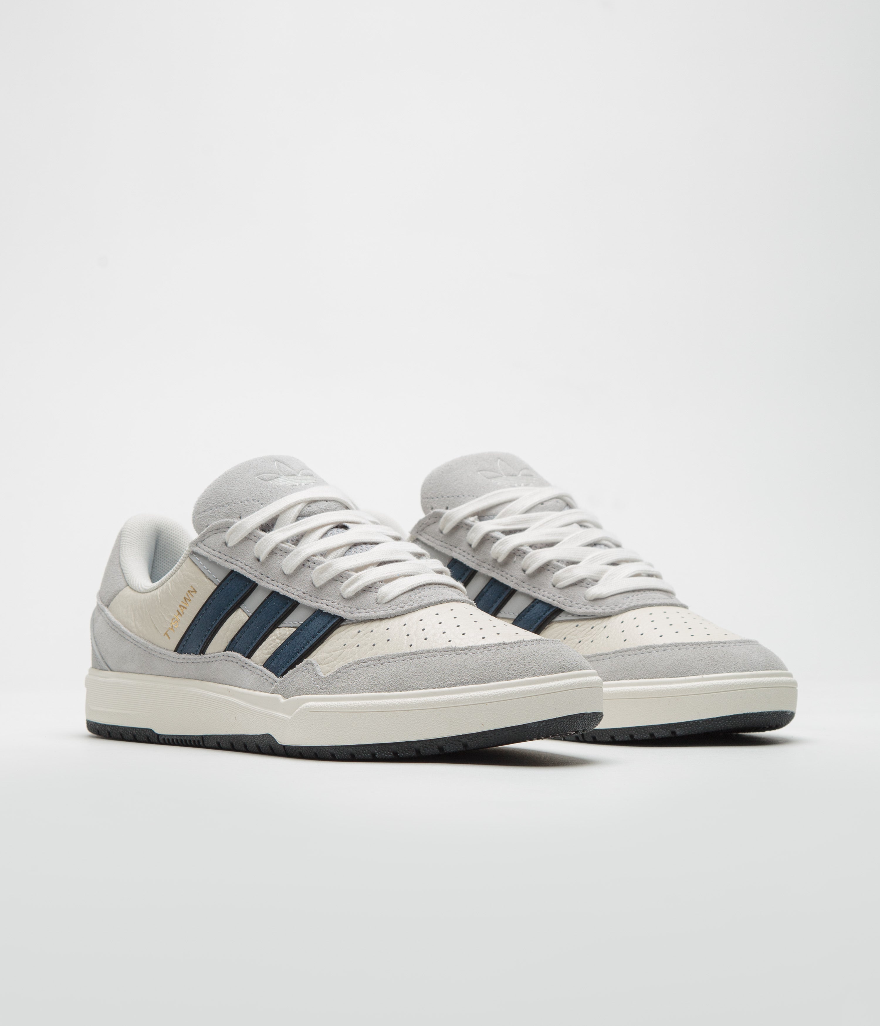 Adidas Tyshawn II Men's Basketball Shoes - Grey Two/Collegiate Navy/Chalk White - High-Performance Court Sneakers for Training & Games