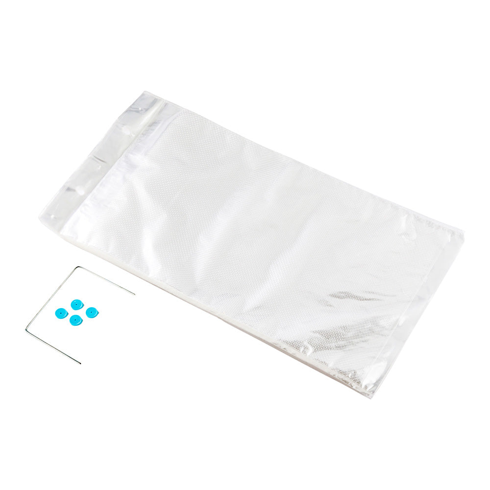 Clear Plastic Bread Bags with Micro Perforations & Wicket Dispenser - 11