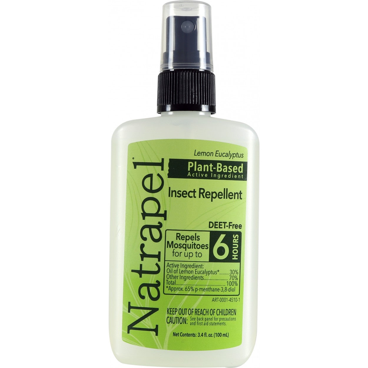 Natrapel Natural Insect Repellent Spray - DEET-Free Bug Spray for Outdoor Activities, Camping, Hiking & Travel - 20% Picaridin Formula for Mosquito & Tick Protection