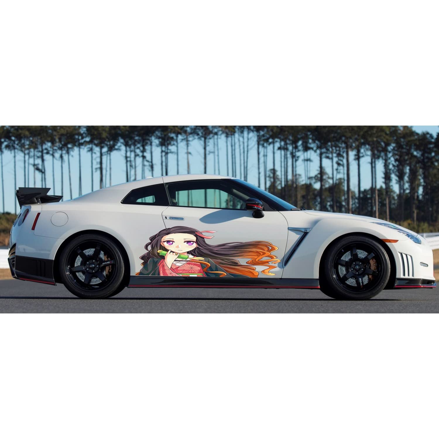 Anime Girl Car Vinyl Wrap Decal - 20x60 Inch Sexy Anime Side Graphics Sticker for Cars, Trucks & Vehicles - Perfect for JDM, Tuner & Anime Fan Rides