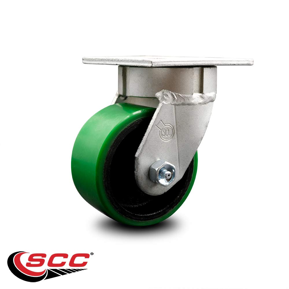 Heavy Duty Kingpinless Polyurethane Swivel Caster with 4
