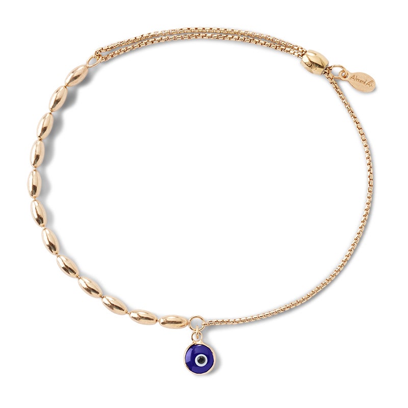 Evil Eye Protection Bracelet with Pull Chain - Stylish Handmade Beaded Jewelry for Women - Perfect for Everyday Wear, Gifts & Spiritual Healing