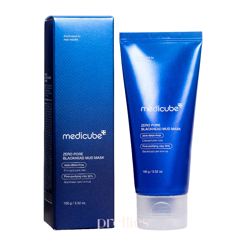 Medicube Zero Pore Blackhead Mud Mask 100g - Deep Cleansing for Acne & Blackhead Removal - Perfect for Oily & Combination Skin Care Routine