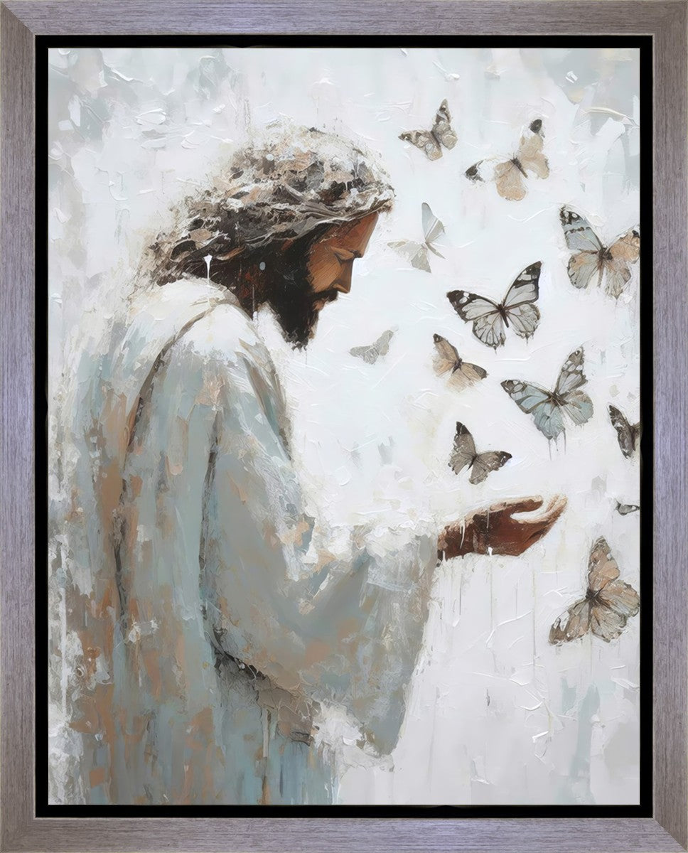 Delicate Wings Gallery Wrap Canvas Art - Stunning Butterfly Wall Decor for Living Room, Bedroom & Office - Perfect Home Decor Gift Idea