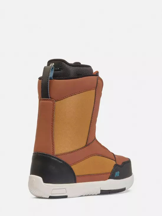 K2 You+H Youth Snowboard Bindings 2025 - Lightweight & Durable for Young Riders - Perfect for Freestyle & All-Mountain Snowboarding
