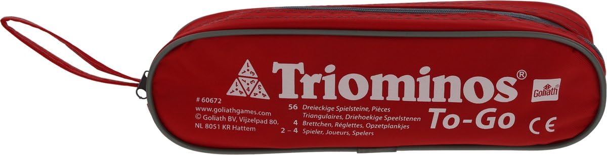Triominos to Go - Portable Travel Board Game for Family & Friends | Perfect for Road Trips, Camping & Parties