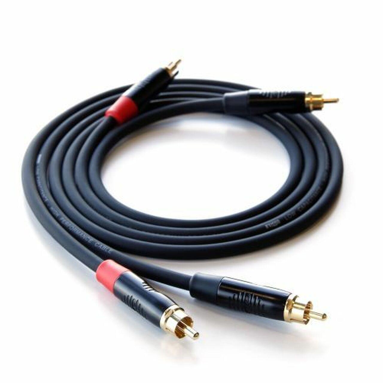 Rega Couple 3 High-Quality RCA Audio Interconnect Cable - 1m Stereo Pair for Turntables, CD Players & Hi-Fi Systems - Perfect for Home Theater & Audiophile Setups