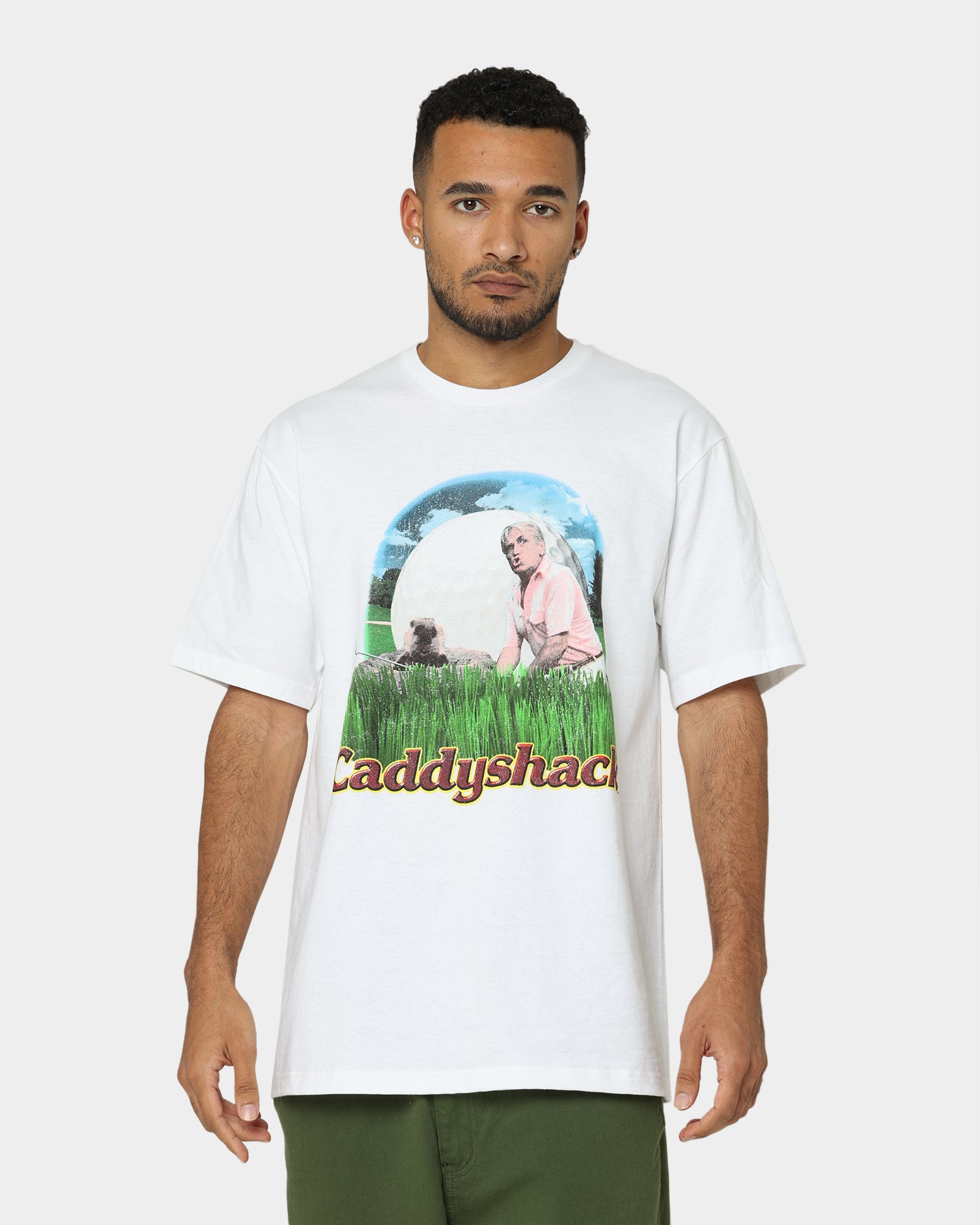 Vintage Caddyshack T-Shirt - White Retro Golf Movie Tee for Men & Women - Perfect for Golf Outings, Casual Wear & Movie Nights