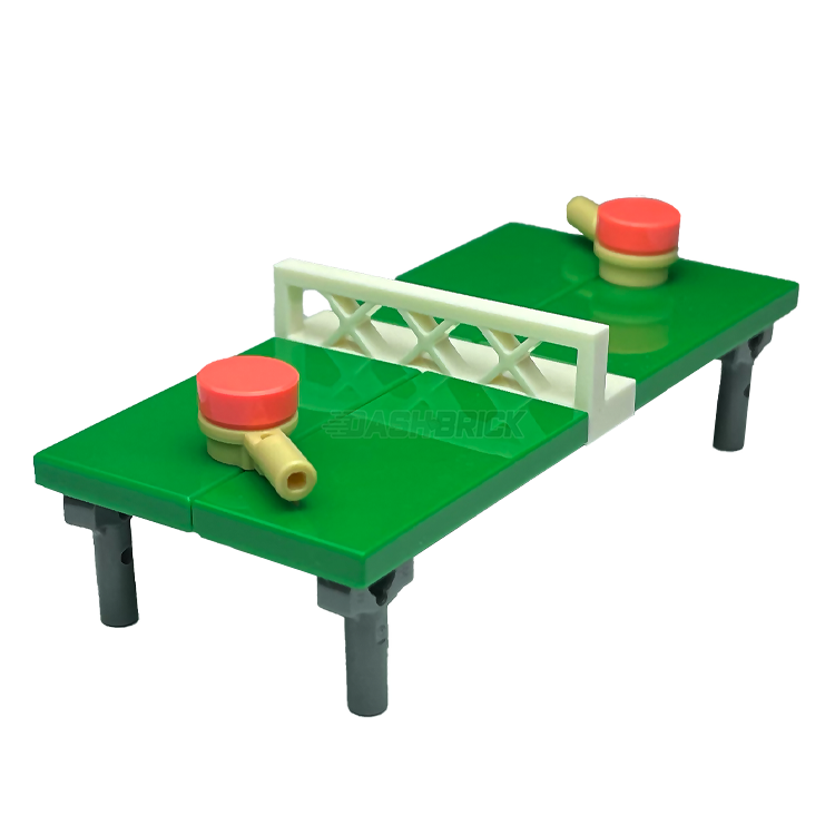 LEGO MiniMOC Table Tennis Table | Ping Pong Set for Kids & Adults | Perfect for Home, Office & Game Room Fun