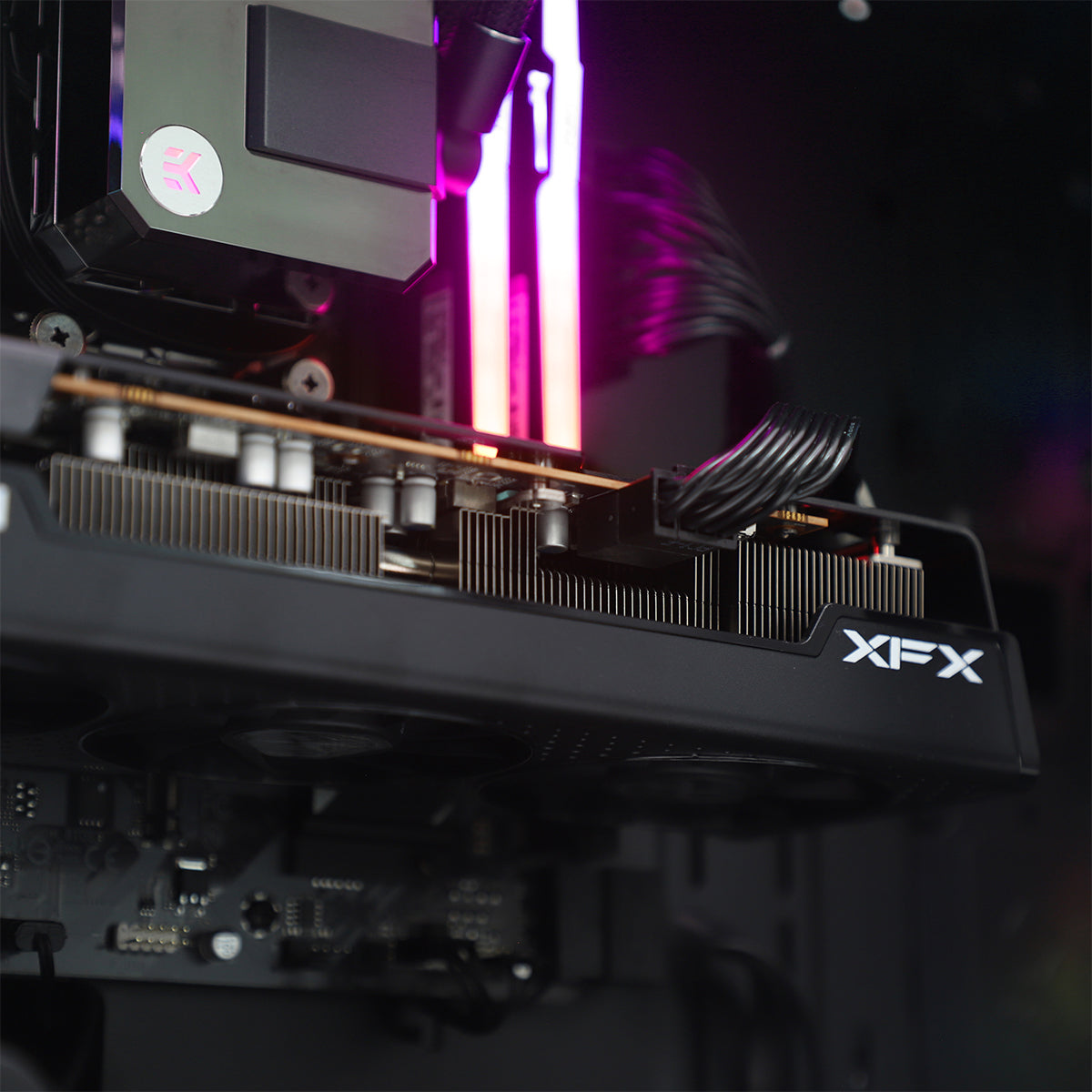 Agility RX 7600 Ryzen 5 7600 Gaming Desktop Computer - High Performance AMD Radeon RX 7600 & Ryzen 5 Processor for 1080p/1440p Gaming, Streaming & Content Creation