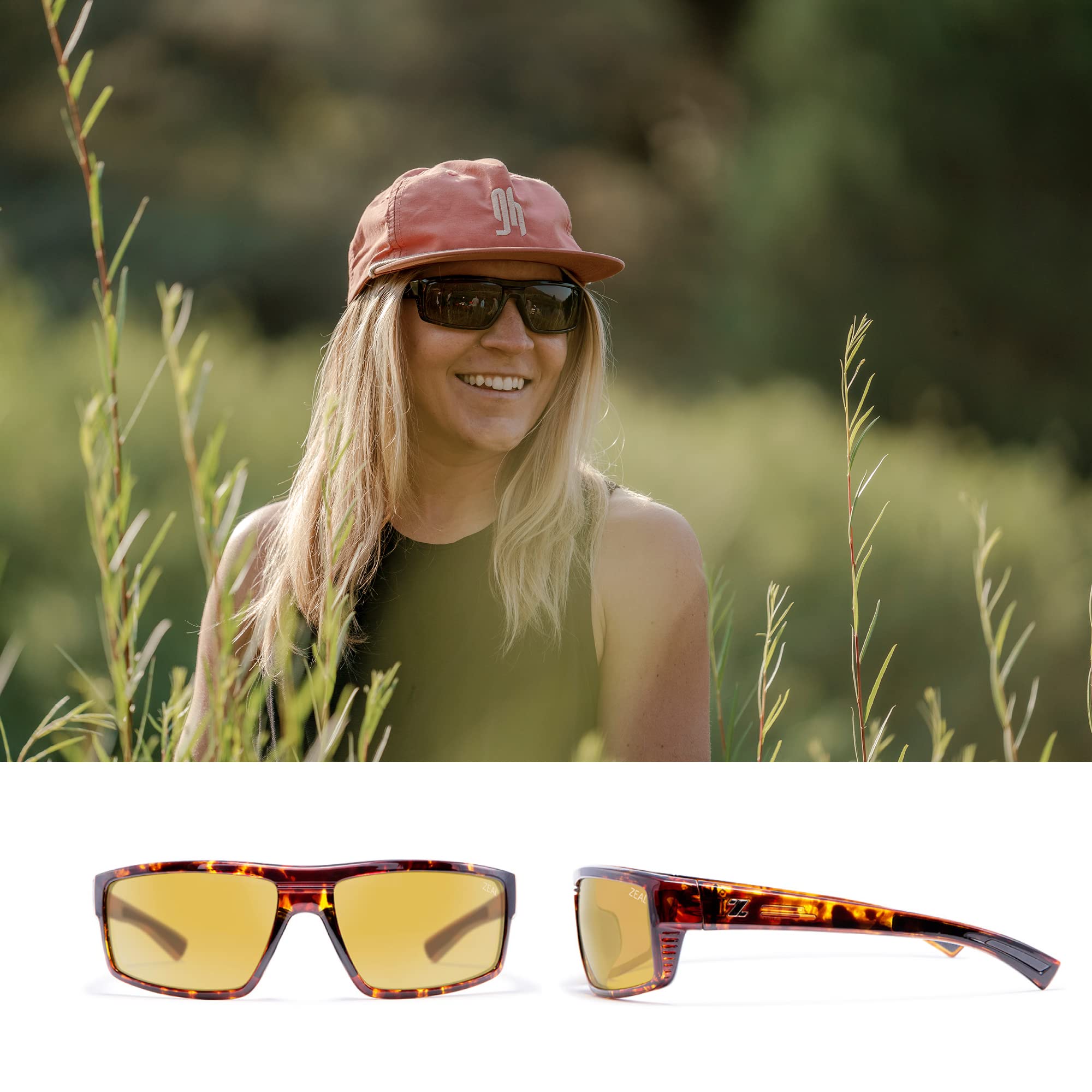 Zeal Optics Decoy Polarized Photochromic Sunglasses for Men & Women - UV Protection, Lightweight Frame for Outdoor Sports, Driving & Everyday Wear