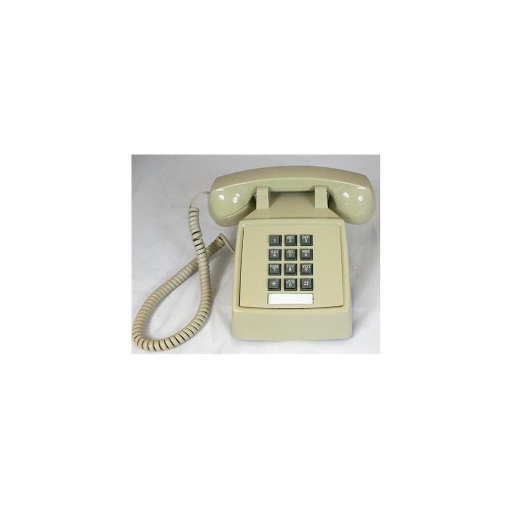 Cortelco VOE-20MD Desk Phone with Electric Ringer - Ash Color | Office & Home Business Communication Solution