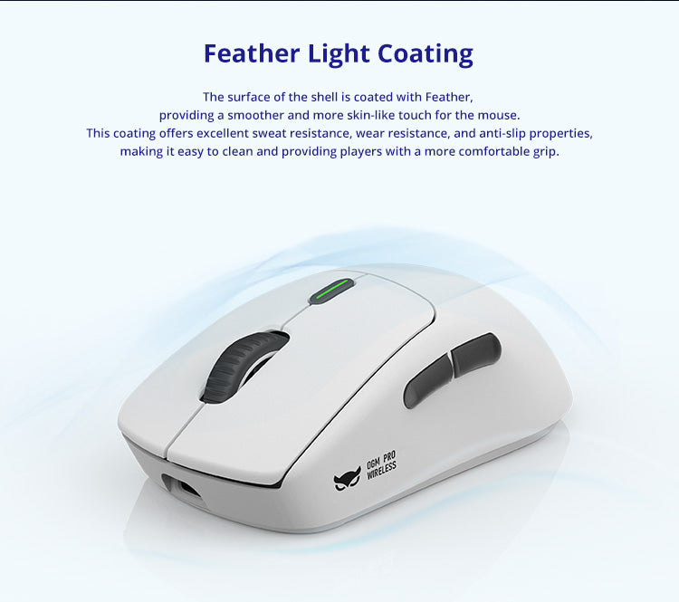 Waizowl OGM PRO Wireless Gaming Mouse - Lightweight Ergonomic Design, 16000 DPI, RGB Lighting - Perfect for FPS, MOBA, and PC Gaming at Home or Office