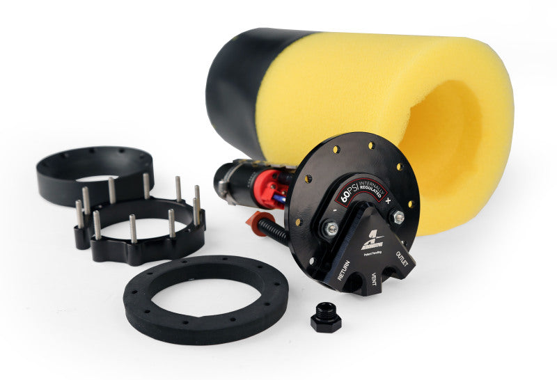 High Performance Aeromotive Universal EFI Returnless Fuel Pump - 60psi, 6-10in Depth - Ideal for Racing, Hot Rods & Custom Car Builds