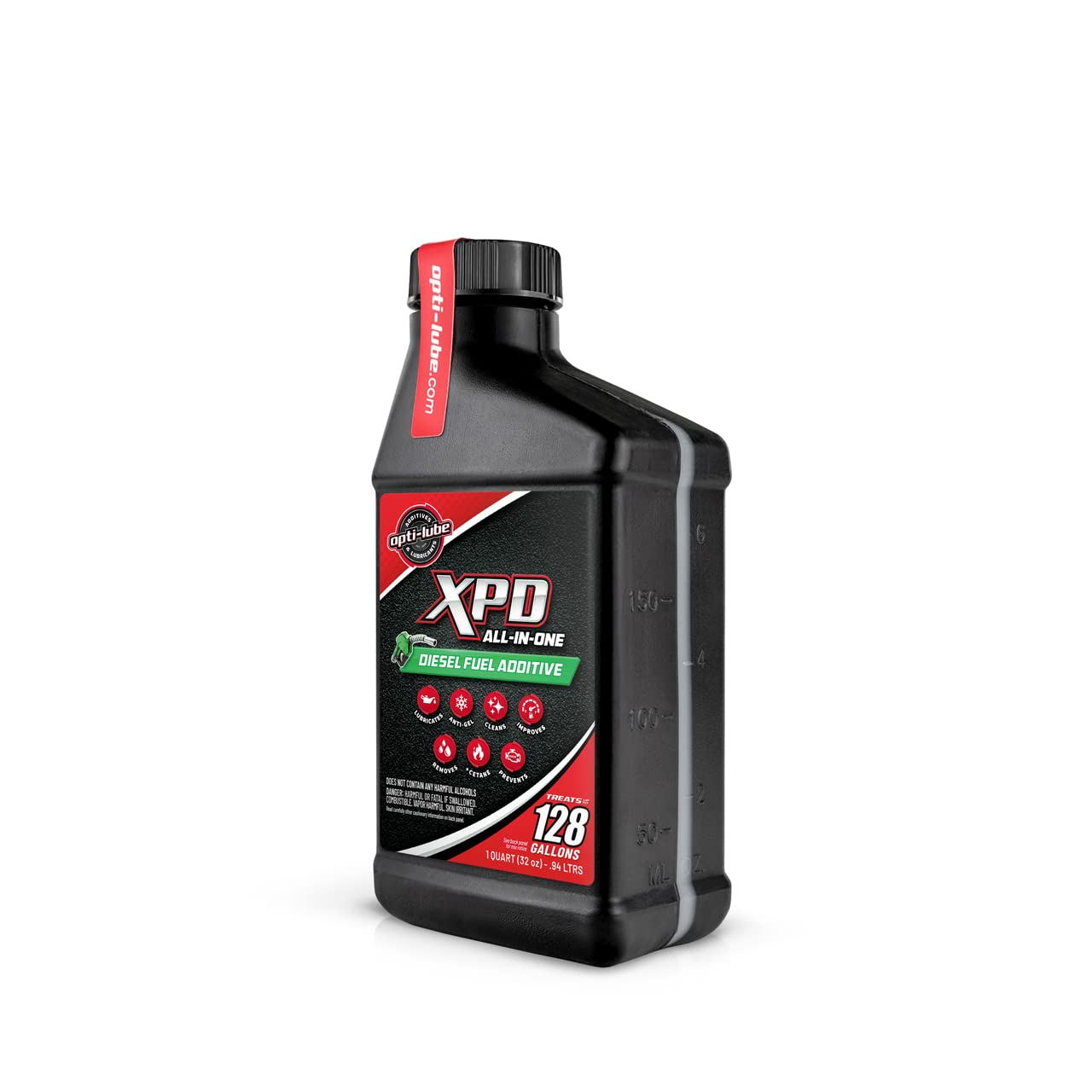 Opti-Lube XPD All-in-One Diesel Fuel Additive - 8oz Bottles (12 Pack Case) | Improves Fuel Efficiency, Reduces Emissions & Protects Engine - Ideal for Trucks, Heavy Equipment & Diesel Vehicles